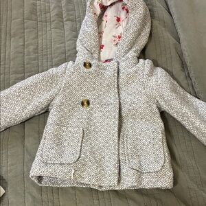 Carter's Textured Gray Pea Coat for Kids